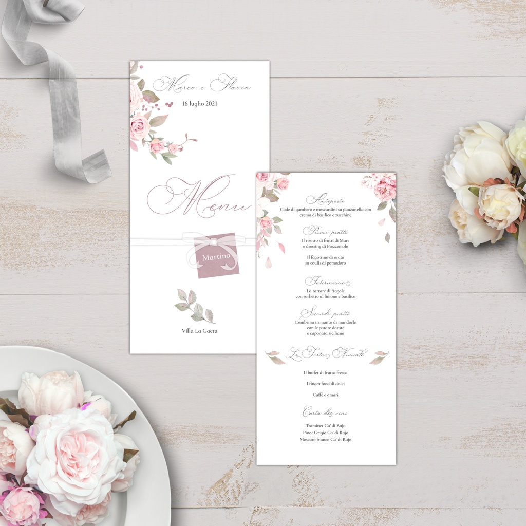 Menu - Only Roses