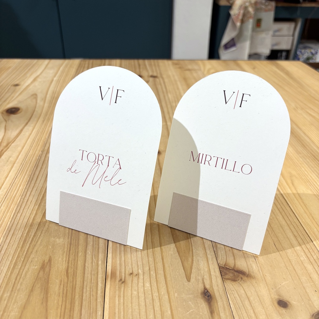 Cartellino confettata - Rounded