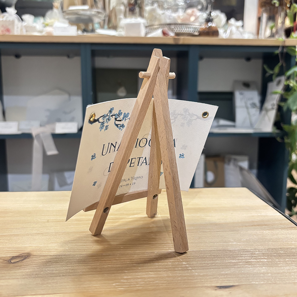 Sostegni in legno - segnaposto