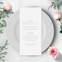 Menu Giardino Segreto - retro