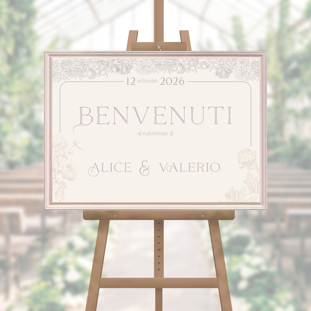 Cartello di Benvenuto - Jane Austen Collection