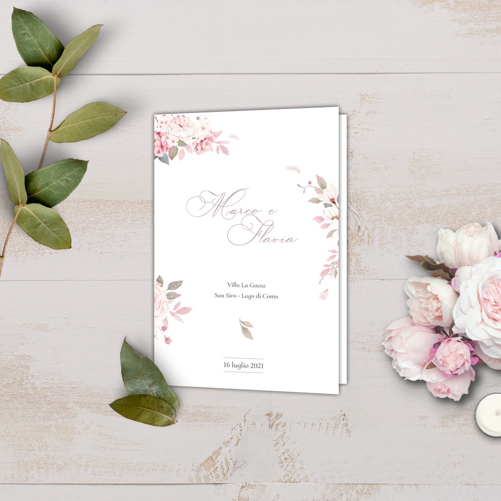 Libretto Cerimonia - Only Roses Collection