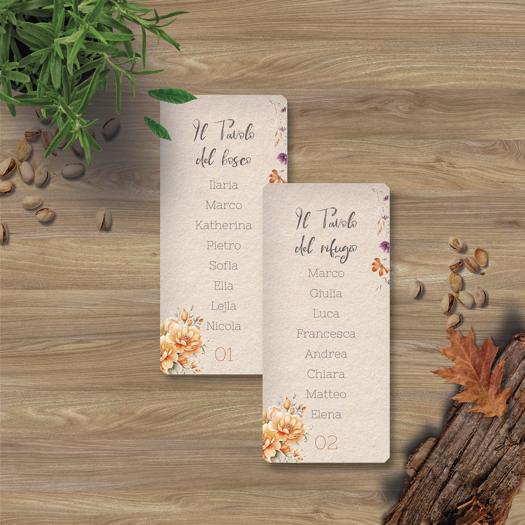 Cartellini Tableau - Vibrant Rustic Collection