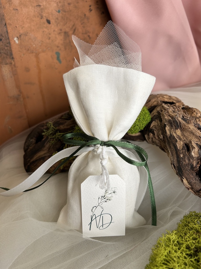 Sacchetto in lino maxi