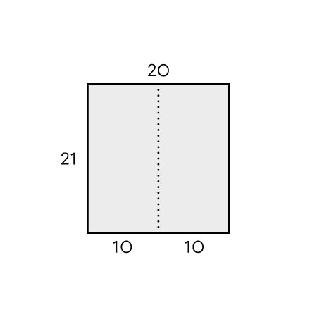 Partecipazione personalizzata - 2 ante  (da 30 pz, tipo A, 11x22)