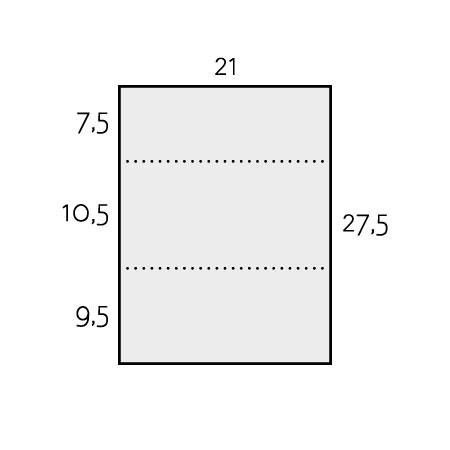 Partecipazione personalizzata - 3 ante (da 30 pz, tipo A, 11x22)