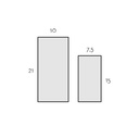 Partecipazione personalizzata - doppio cartoncino