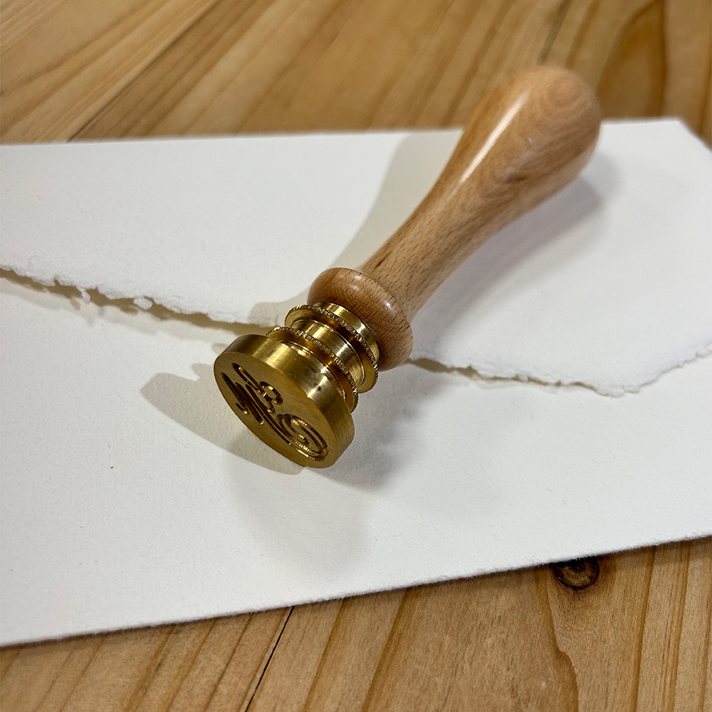 Ceralacca - sigillo in ottone  (25mm)