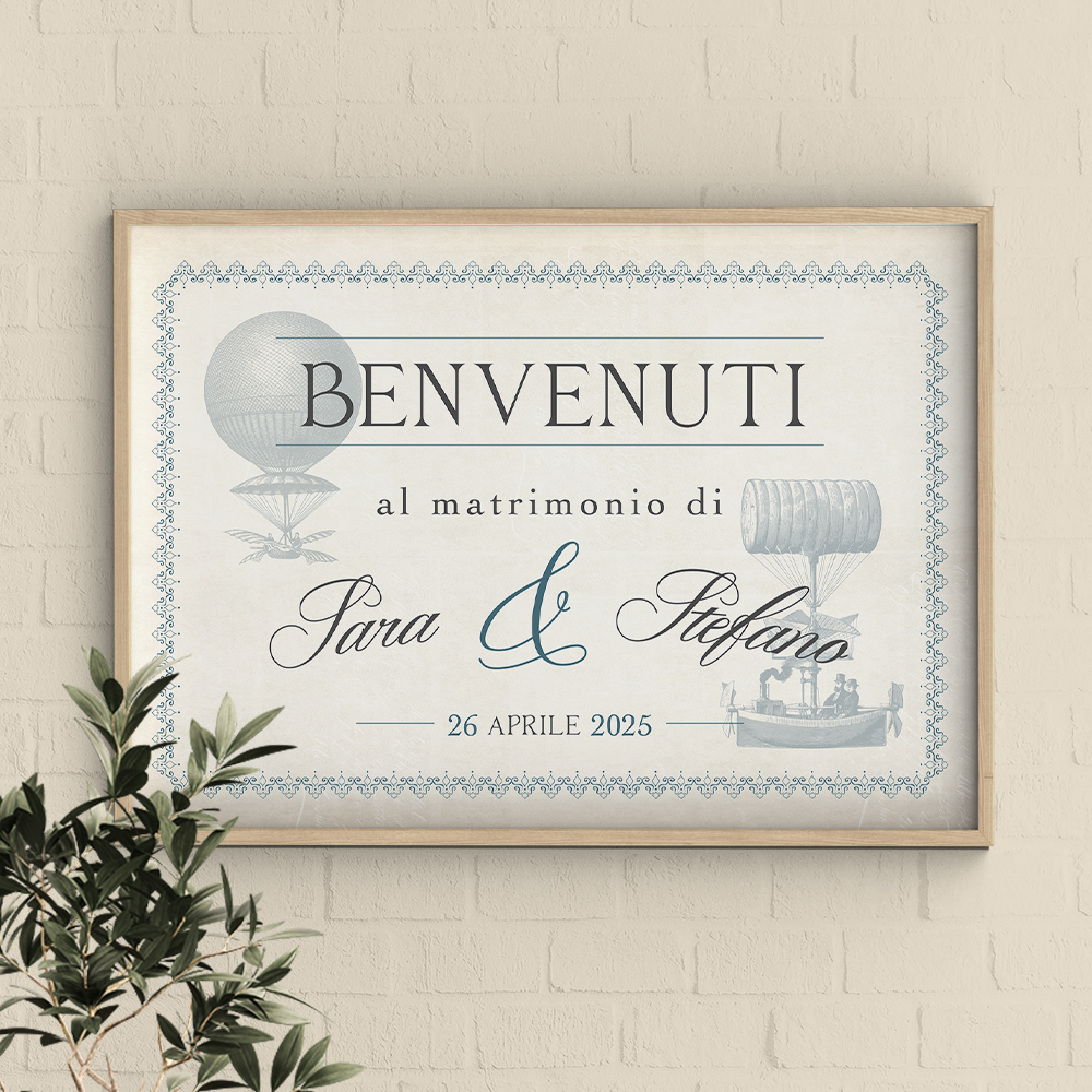 Cartello di Benvenuto - Phileas Fogg Collection