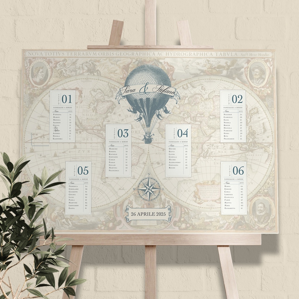 Tableau Marriage Pannello con cornice -  Phileas Fogg Collection