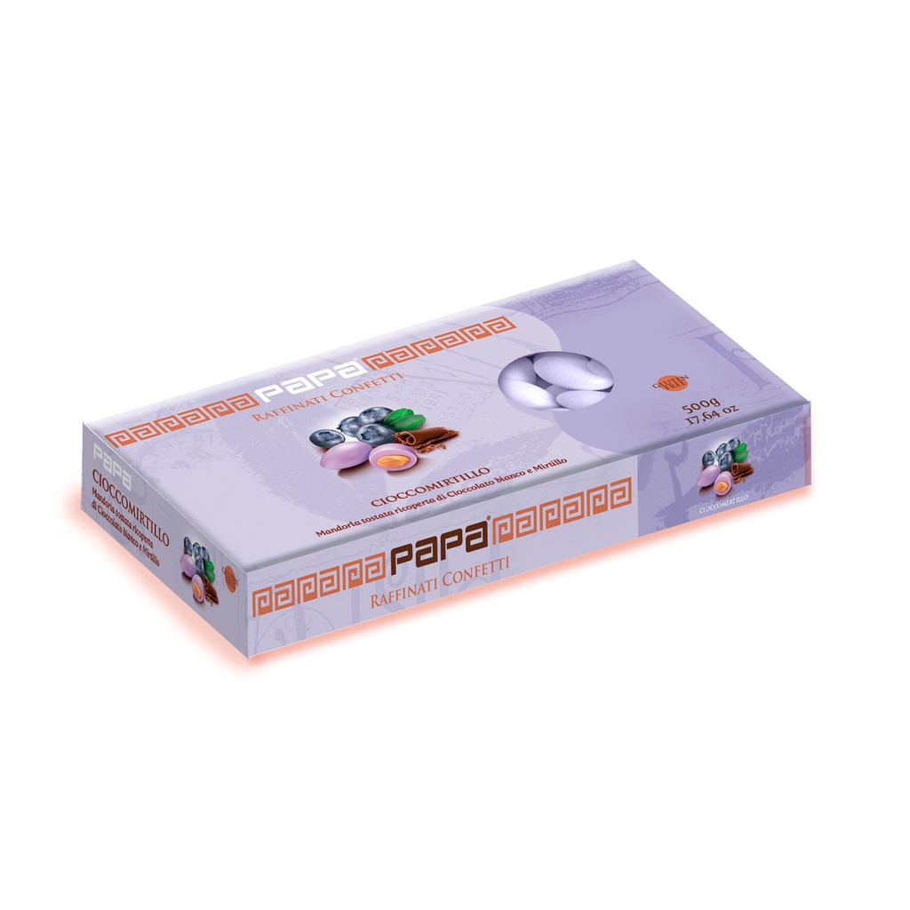 Confetti con mandorla - Mirtillo  (500 g)