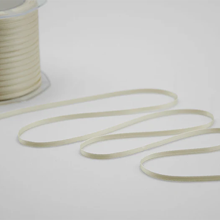 Nastro - doppio raso italiano  (3mm, Avorio)