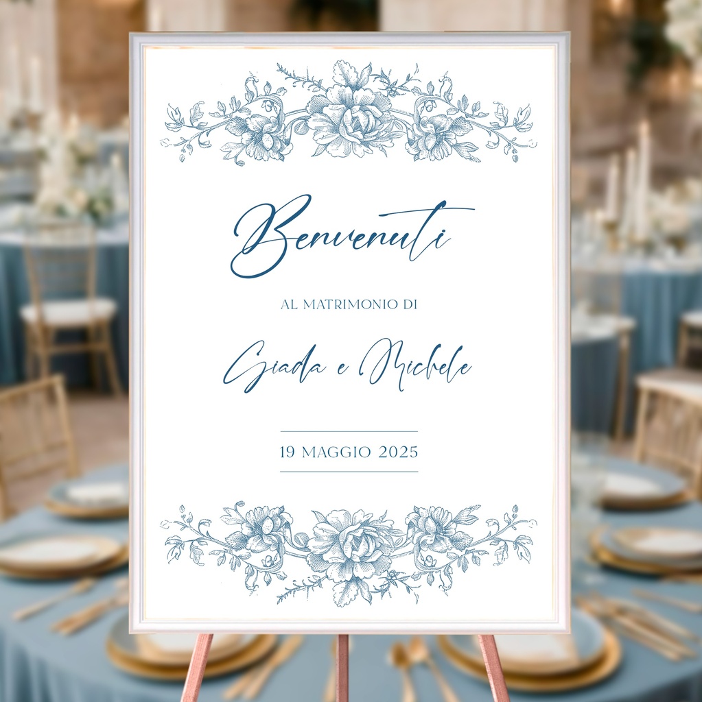 Cartello di Benvenuto - Île de France Collection