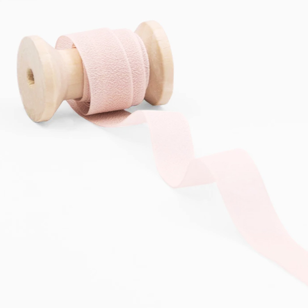 Nastro - chiffon (15mm, Cipria)