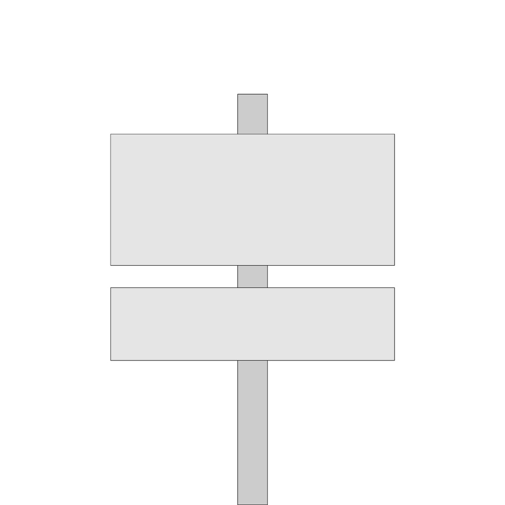 Cartello Indicazioni - personalizzato