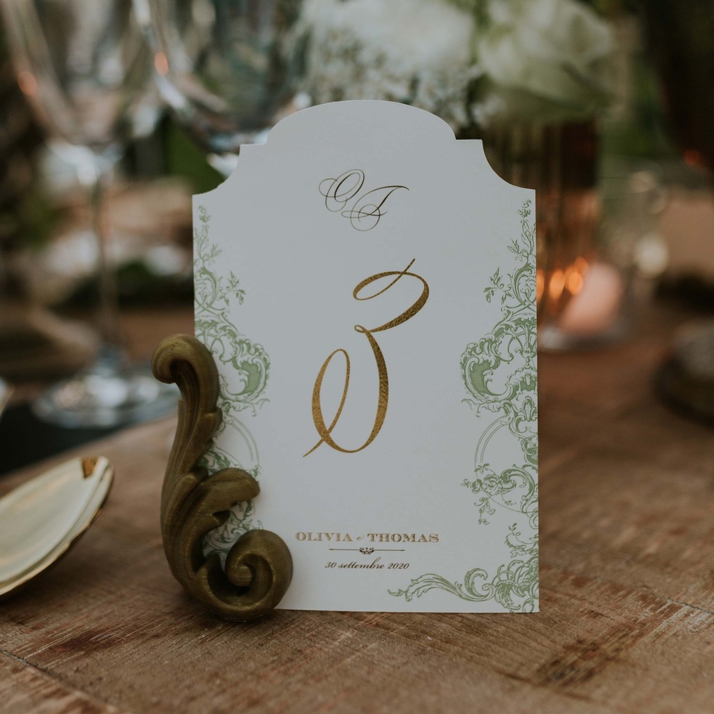 Segnatavoli Set - Barocco Italiano