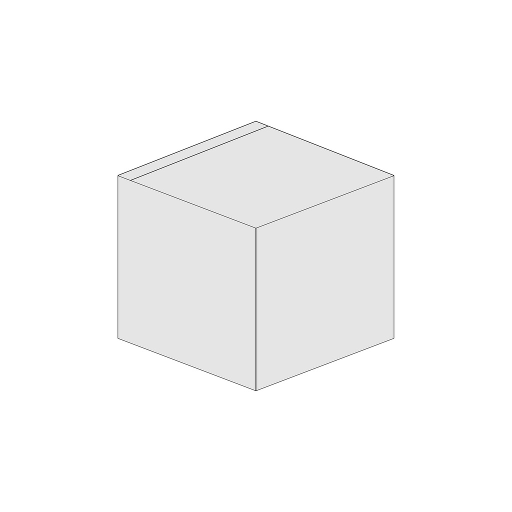 Portaconfetti cubico - personalizzato (5,5x5,5, confezionati)