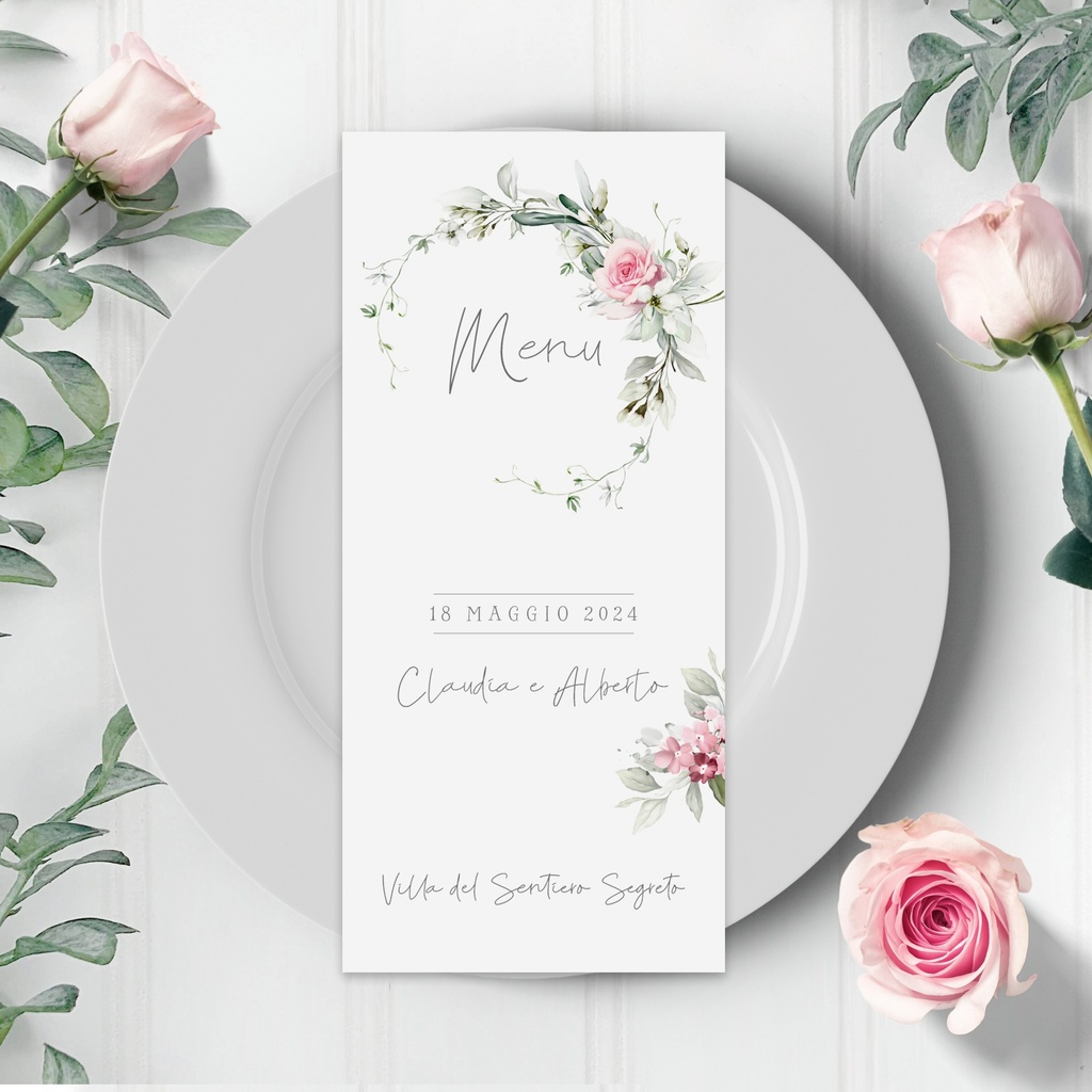 Menu - Giardino Segreto Collection (Solo Menu)
