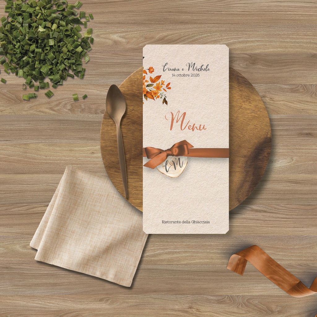 Menu - Vibrant Rustic Collection (Solo Menu)