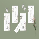 Tableau Marriage Escort Card - Note di Malva Collection