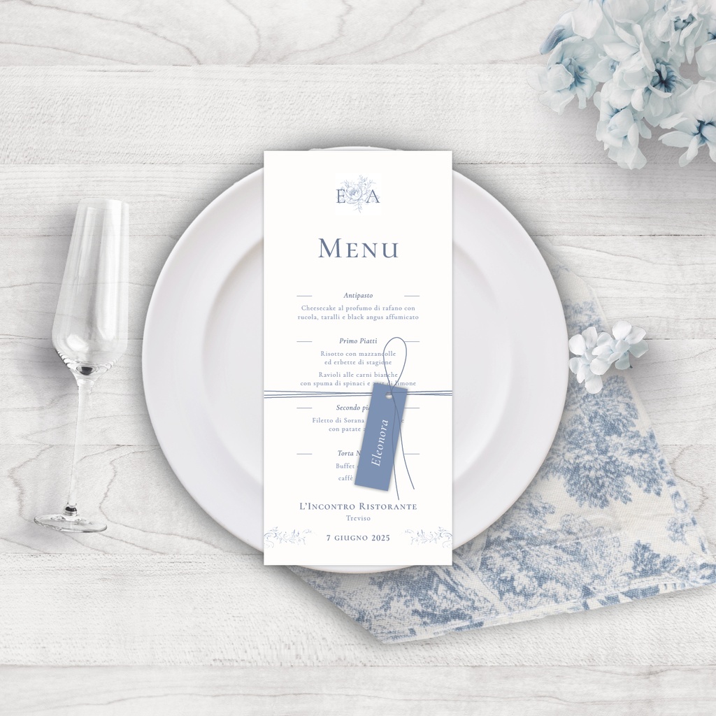 Menu - Toile de Jouy Collection