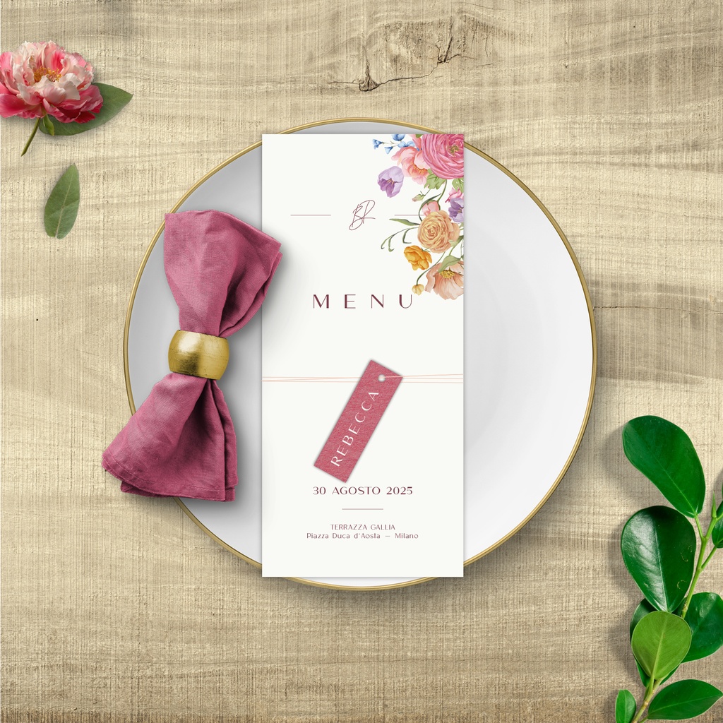 Menu - Flower Power Collection