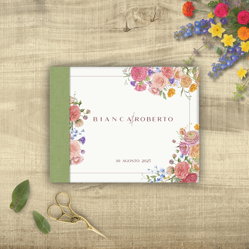 Guest book - Flower Power Collection