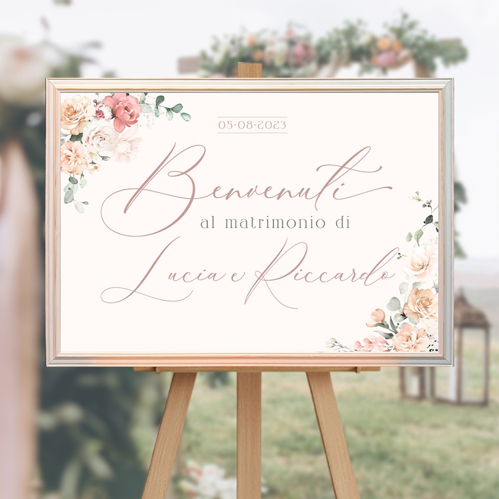 Cartello di Benvenuto - Mon Jardin