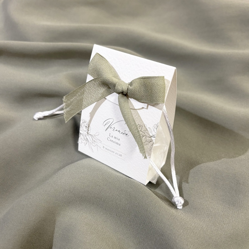 Portaconfetti cartoncino sagomato - Peony Collection