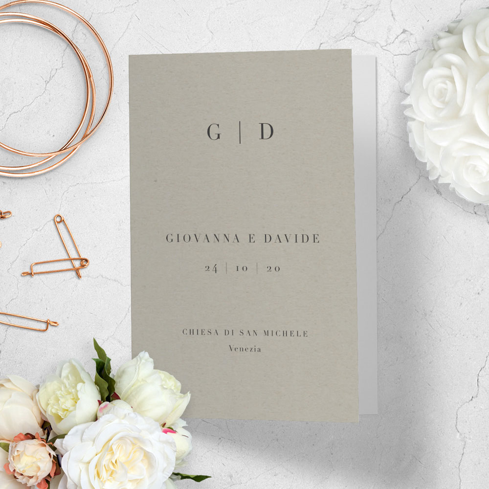 Libretto Cerimonia - Touch (Solo Copertina)