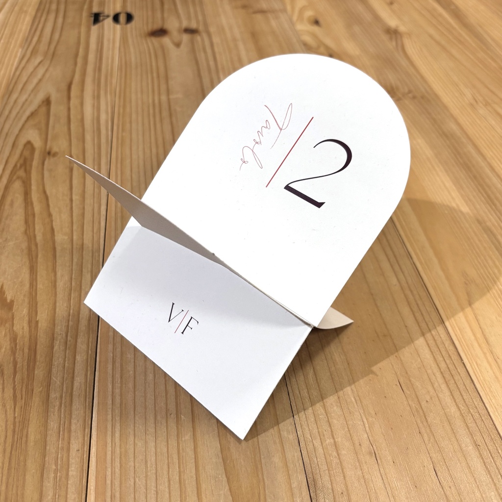 Segnatavolo - Rounded (set 1/4)