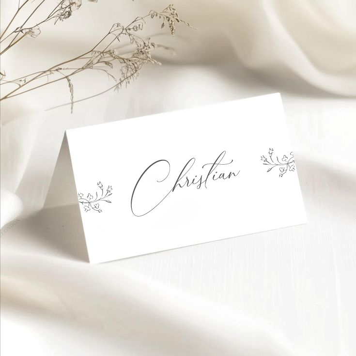Segnaposto - Ultra White Collection