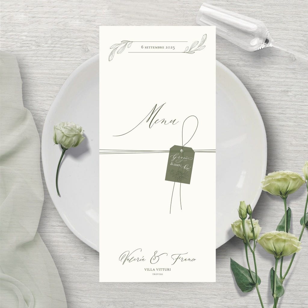 Menu - Peony Collection