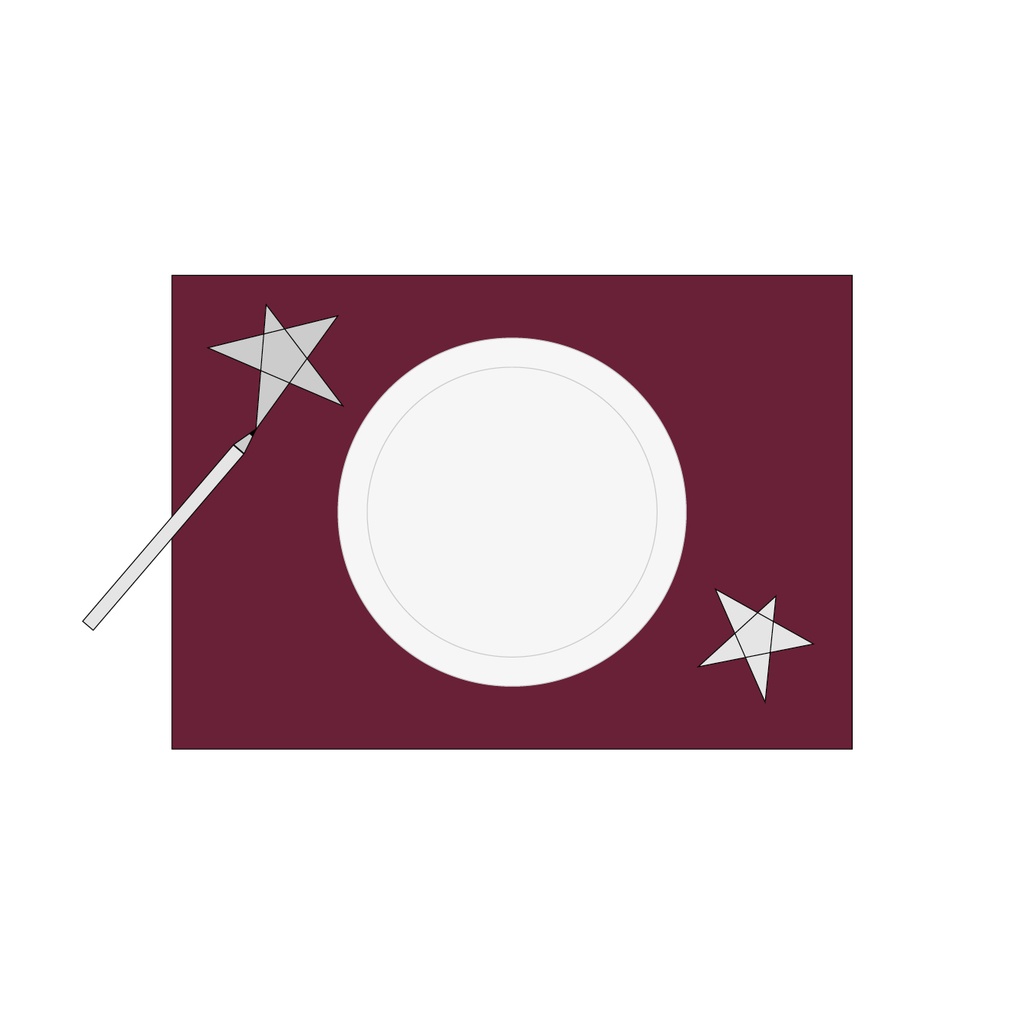 Tovaglietta - grafica fornita