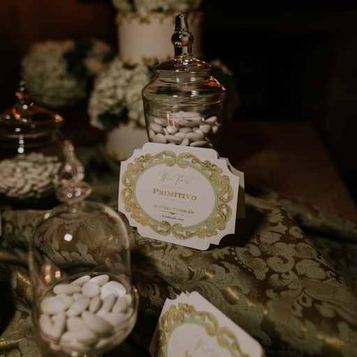 Cartellini per confettata - Barocco Italiano