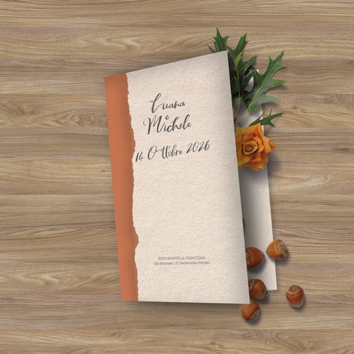 Libretto Cerimonia - Vibrant Rustic