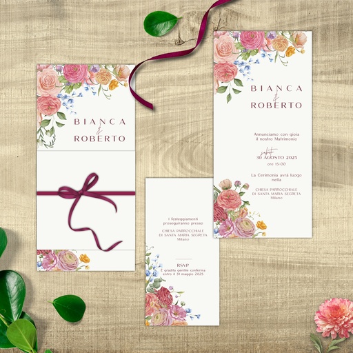 Partecipazione - Flower Power