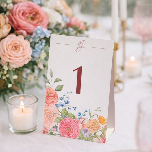 Segnatavolo, Set - Flower Power