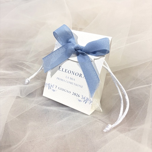 Portaconfetti cartoncino sagomato - Toile de Jouy