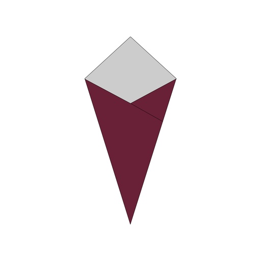 Cono riso e petali - grafica fornita