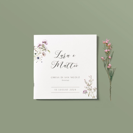 Libretto Cerimonia - Note di Malva Collection