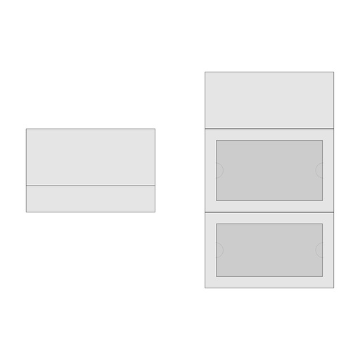 Partecipazione personalizzata - 3 ante + 2 biglietti