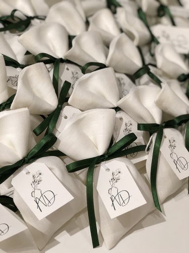 Portaconfetti - Sacchetto in lino 