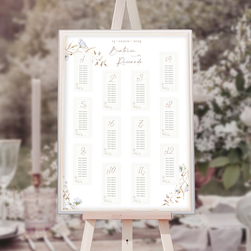  Tableau Marriage Pannello con cornice - Cozy Mousse Collection